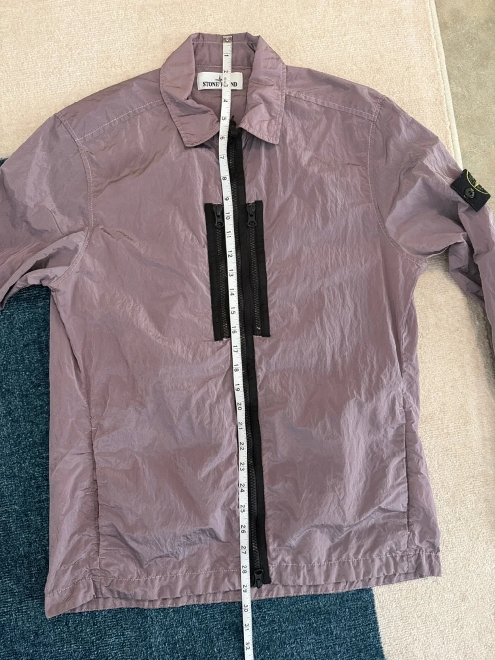 Stone Island Nylon Metal Overshirt Lilac